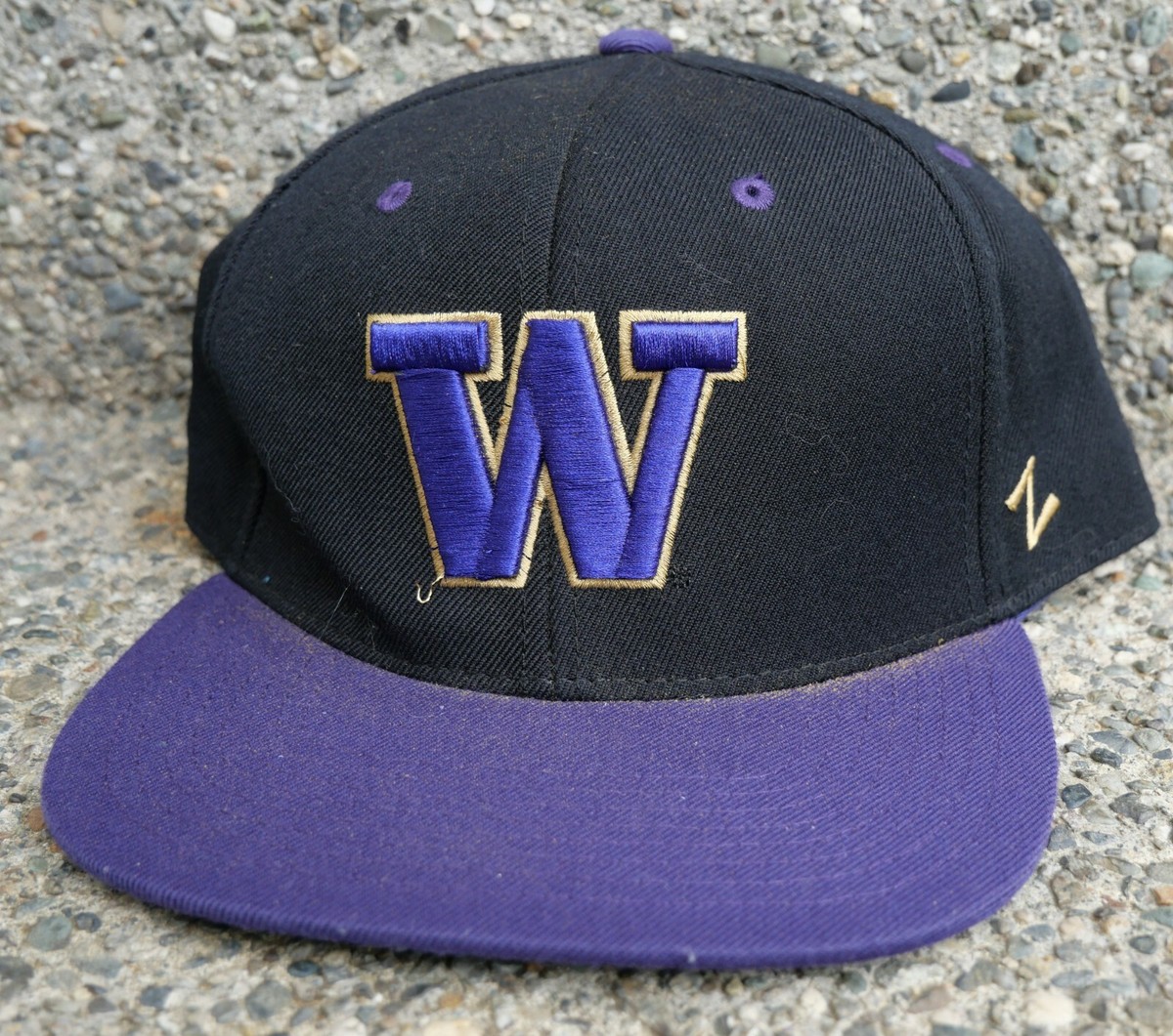 Casquette Zephyr Washington Huskies – Snapback The Z, 100% Coton, OSFM
