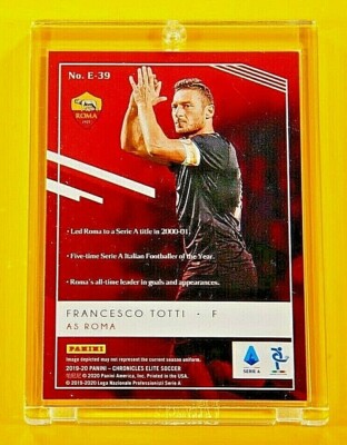Francesco Totti AS Roma Italian Legend Holofoil Parallel Refractor
