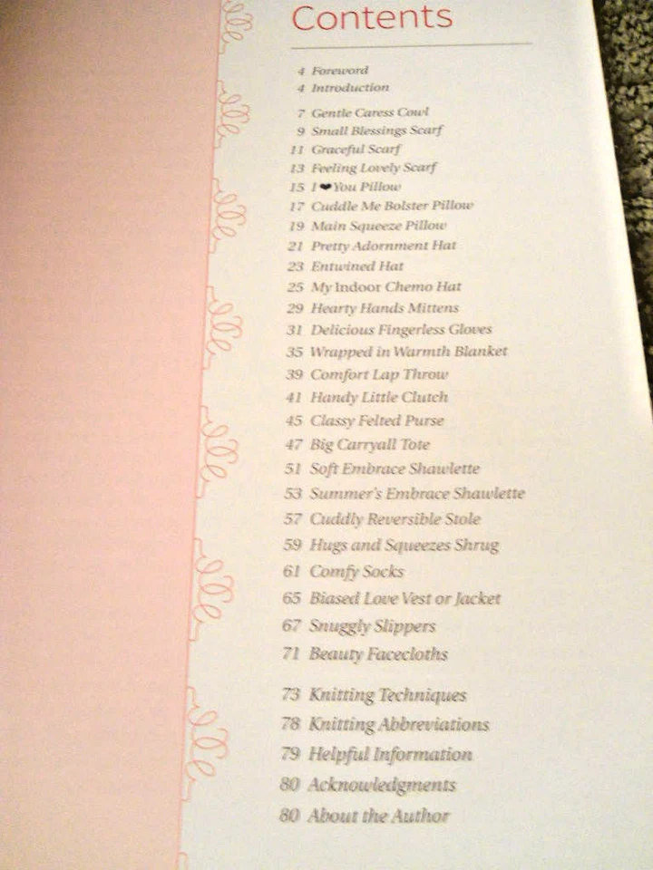 Knit Pink 25 Patterns To Knit Book Comfort Gratitude and Charity By Lorna Miser - Image 4 of 4