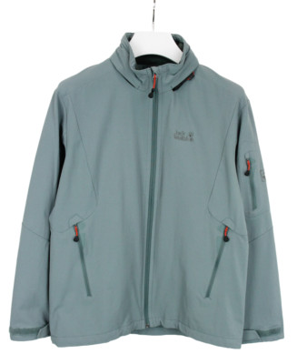 Jack Wolfskin FlexShield Jacke Herren Groß Stormlock Kapuze Wind Wasserfest