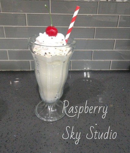 Nuovo fatto a mano finto gelato milkshake vaniglia cioccolato fragola prop - Foto 3 di 8