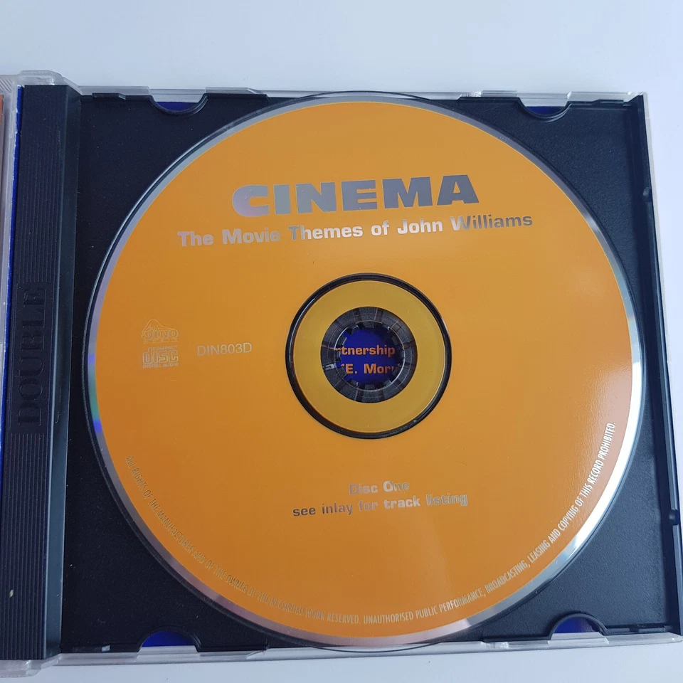 CD de 2 discos de cine John Williams Ennio Morricone temas de películas Tiburón ET Star Wars Foto 4 de 4