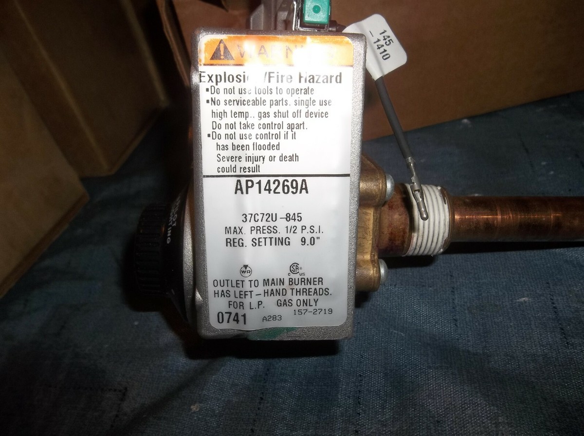 Rheem SP14269A, AP14269A, 37C72U-845 Gas Valve Thermostat LP White-Rodgers  Ruud | eBay