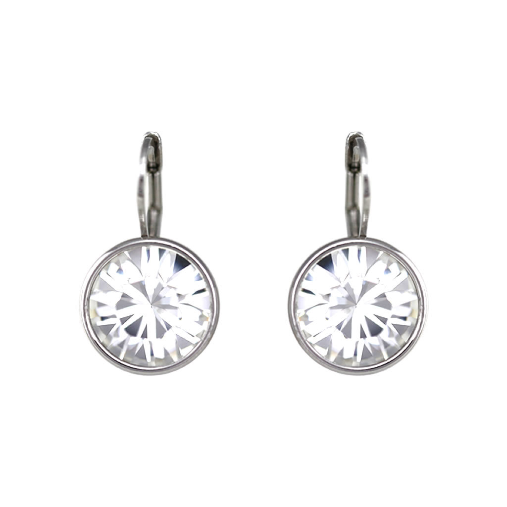 Regular Bella Clear Crystal Earrings Made with SWAROVSKI® Crystals