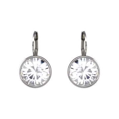 Regular Bella Clear Crystal  Earrings Made with SWAROVSKI  Crystals