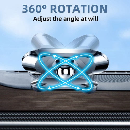 360° Magnetic Car Mobile Phone Holder Stand Mount For iPhone Samsung Universal - Picture 6 of 16