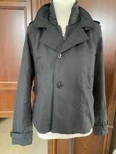 G-star Raw Correct Women's Military Style Zip / Button Jacket Black Size S