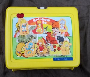 Rainbow Brite Lunch Box Vintage Stickers Barbie 1983 Collectable Ebay