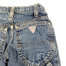 Baby Guess Vtg V back Carpenter Jeans 2T 2 years Denim Y2K 90s cargo GORP