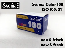 SVEMA COLOR 100 Film • ISO 100 • 36 Exp. • 135 • C41 • 09/2026 • Analogue