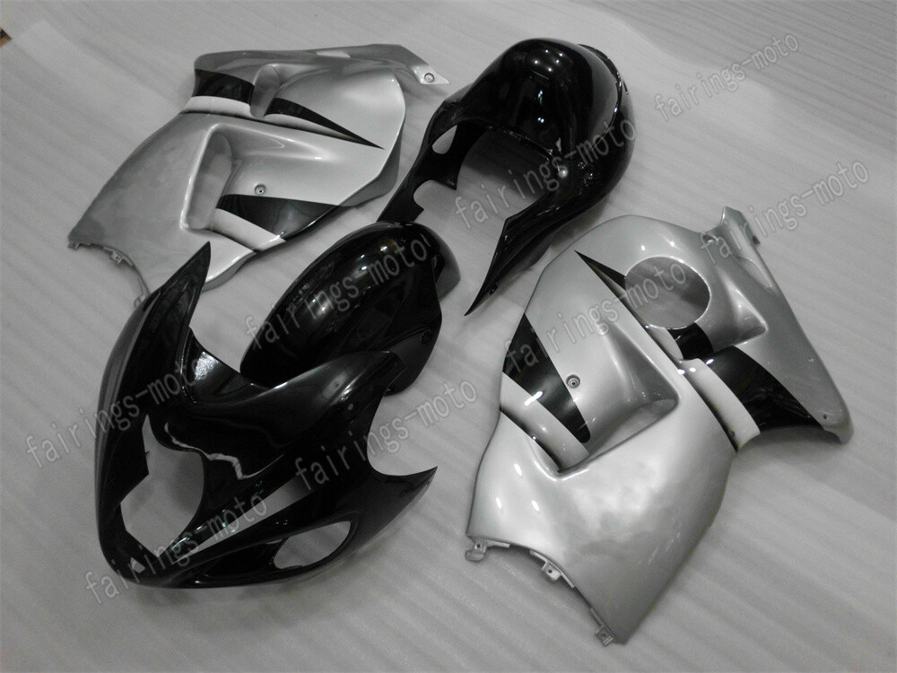 Fairing Fit for 1997 1998 99-07 GSXR 1300 Black Silver Injection Plastic ABS a29