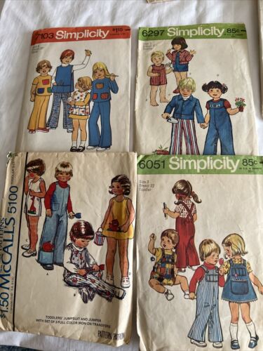 Lot of 22 Vintage Child / Toddler Patterns McCalls * Simplicity - Picture 3 of 6