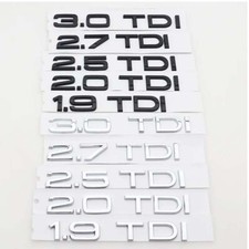Für Audi 3.0 TDI 2.5 TDI 2.0 TDI Schriftzug Embleme Aufkleber Logo Badge Auto