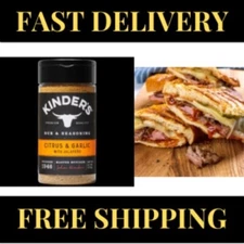 Kinder's Citrus with Garlic and Jalapeno Barbecue Seasoning for Grilling, 6.1 oz