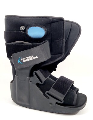 UNITED SURGICAL UNISEX SMALL Short Air Cam Fracture BOOT RIGHT Foot Stablizer 