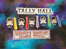 tally hall mmm marvin's good evil laptop notebook stickers glossy vinyl fan made