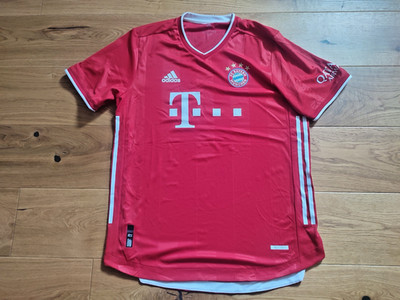 FC Bayern München Triple Season 2020 2021 Home Jersey, L, Authentic, Original
