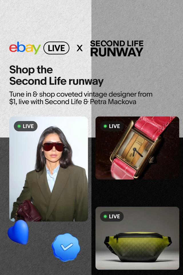 $1 starts on Cartier, Gucci & more. Live with Petra Mackova!