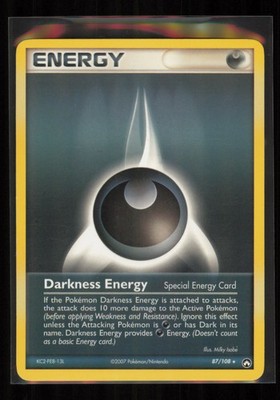 Darkness Energy (Special) Rare Power Keepers 87/108 MP