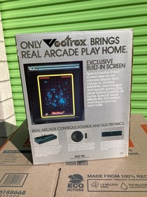 GCE Vectrex Arcade System Game Console Complete With Box Tested And Working