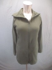 Columbia Size S Womens Green High Collar Pocket Full Zip Outdoor Long Jacket 280