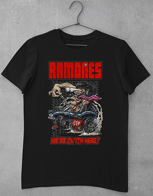 Ramones Somebody Put Something In My Drink Black Men S-234Xl T-shirt