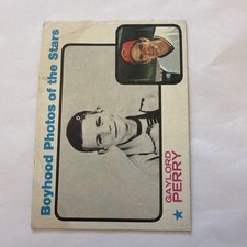 1973 Topps #346 Gaylord Perry Set Break