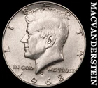 1968-D Silver Kennedy Half Dollar - Scarce  Better Date  Lustrous  #G8041