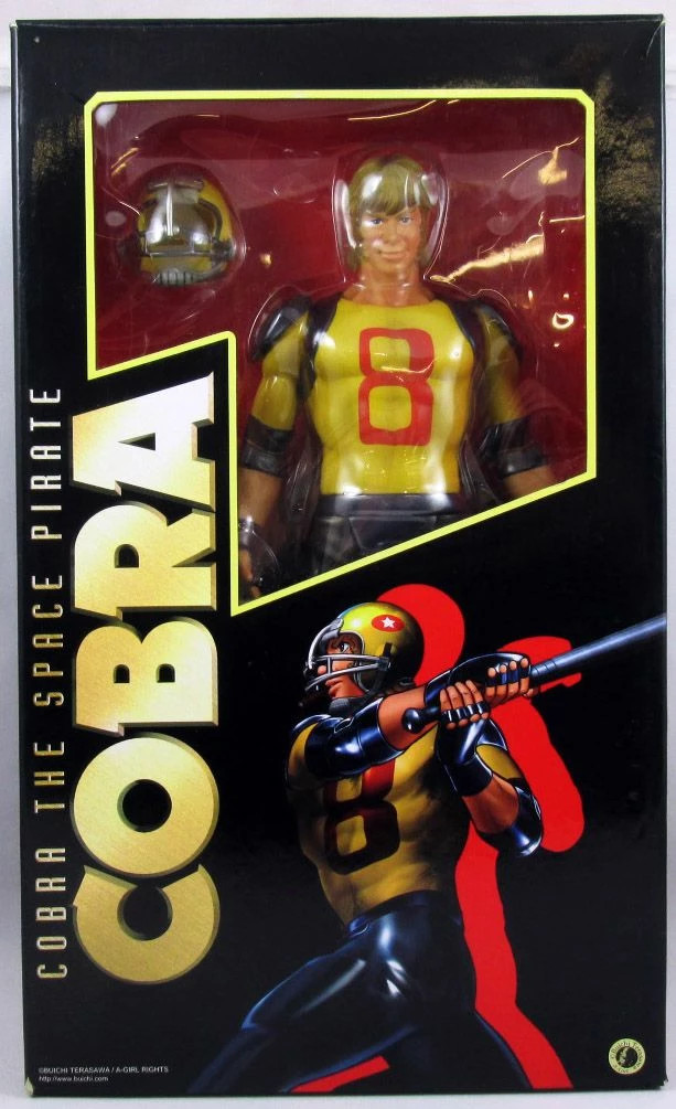 Statue Cobra High Dream Joe Gillian Rugball de 30cm en PVC haute densité peint à la main