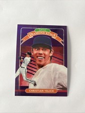 2020 Panini Donruss Optic - Diamond Kings Christian Yelich #5 Purple Pandora...