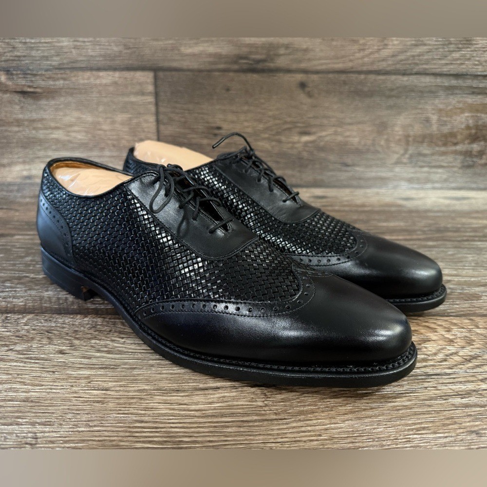 NEW Allen Edmonds Hampstead Black Dress Shoes Oxford Sz 12  display picture 3