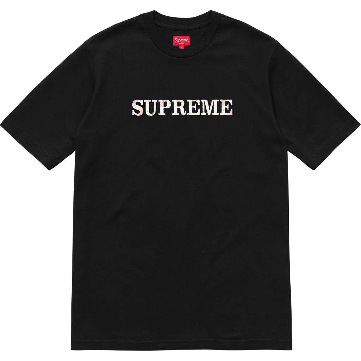 T shirt taille M logo floral suprême 18FW logo floral suprême
