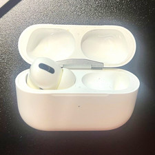 Apple AirPods Pro White Bluetooth In-Ear Earbuds w/ Charging Case, Mic