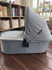 UPPAbaby Vista/Cruz Bassinet Gregory Blue M&eacute;lange EUC COMPLETE w/ Box