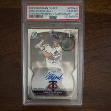 Topps 2023 Bowman Draft Luke Keaschall Chrome Prospect Auto CDA-LK PSA 10 Twins