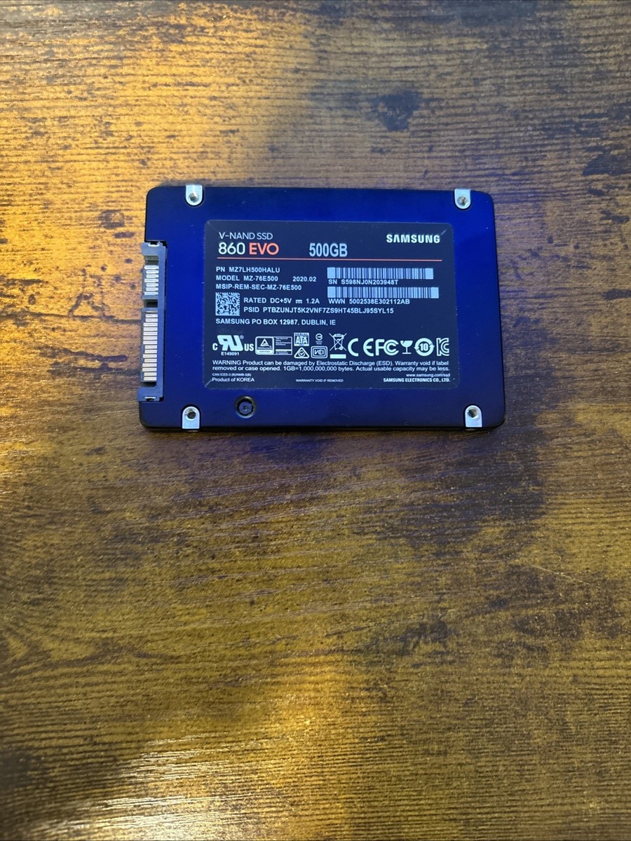 Hard Drive Ssd Samsung 500 Gb 860 Evo Hard Disk Ssd Samsung 860