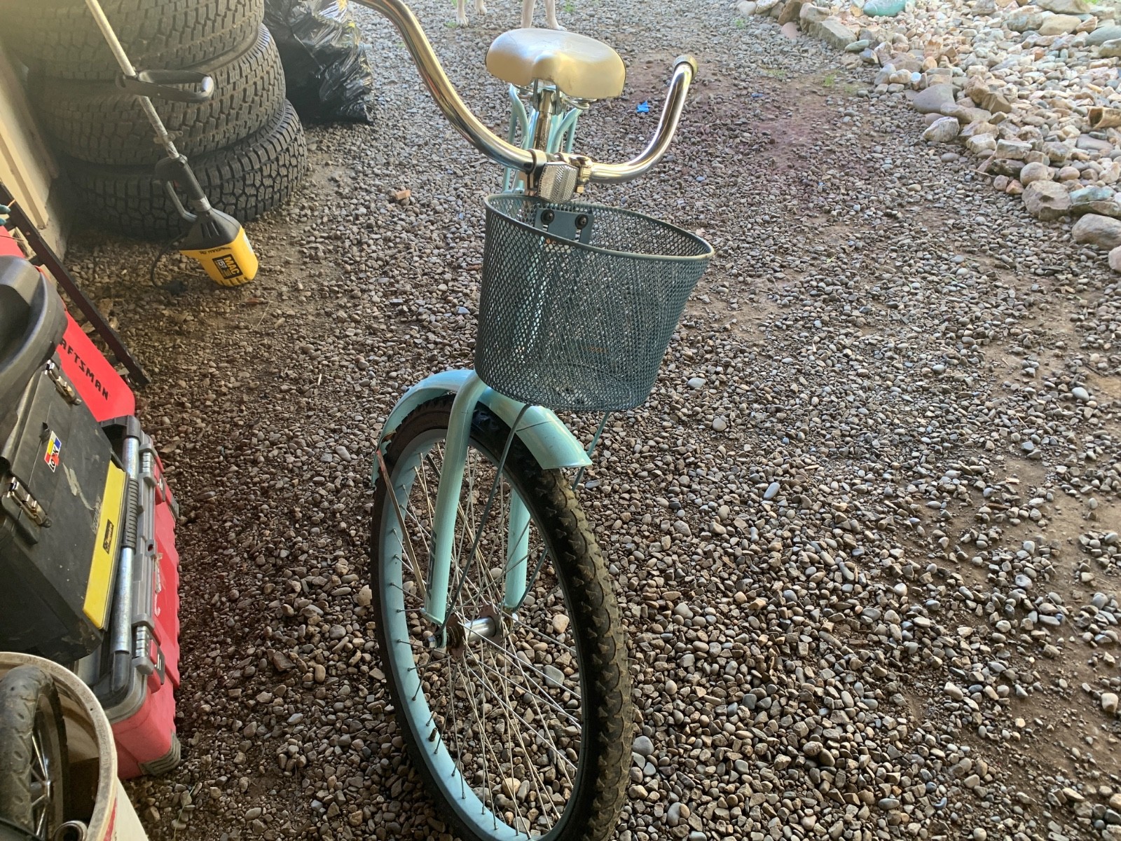 vintage huffy bicycle beach cruiser