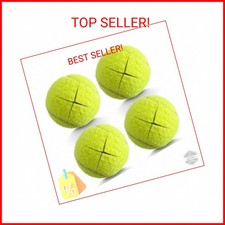 HPWFHPLF Precut Tennis Balls for Walkers, 4 PCS Heavy Duty Long Lasting Glide Ba