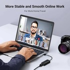 USB C auf Ethernet Adapter Typ C auf RJ45 Netzwerkadapter Gigabit LAN Büchse