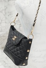 Brand New Chanel Makeup Black Quilted Shoulder Strap Bag Crossbody - VIP Gift