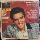 Elvis Presley JAILHOUSE ROCK EP 45 RCA EPA 4114 Still In Loose Baggy
