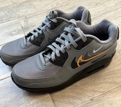 Nike Air Max 90 Multi Swoosh, Smoke Gray, Kids Size 7