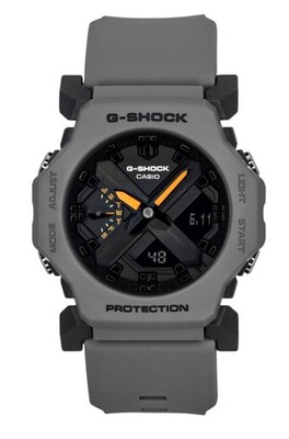 Casio G-Shock Grey Dial Quartz Resin Strap Sports 200M Unisex Watch GA-2300-8A