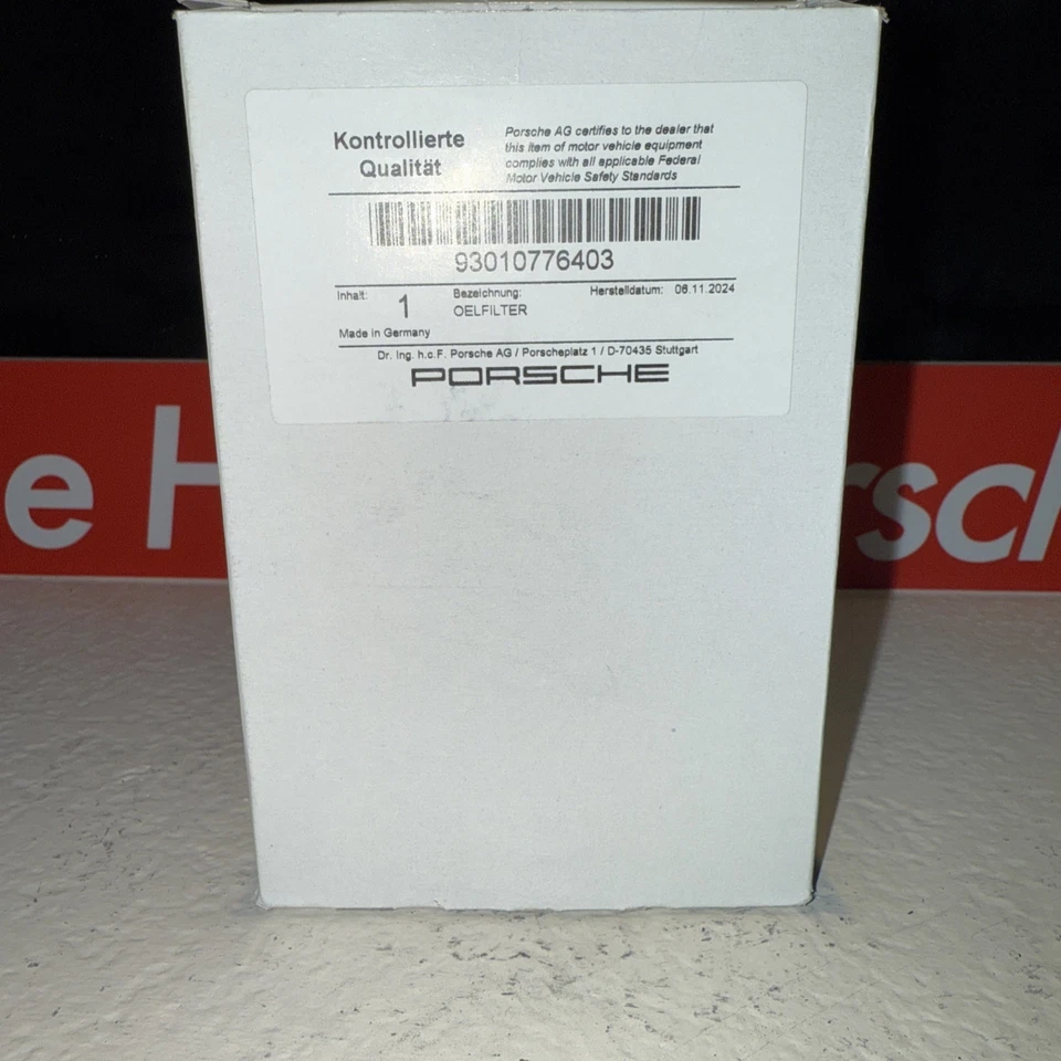 Filtro de aceite Purolator genuino 930-107-764-03 PC 260 para Porsche 911 1972-1989 Foto 4 de 4