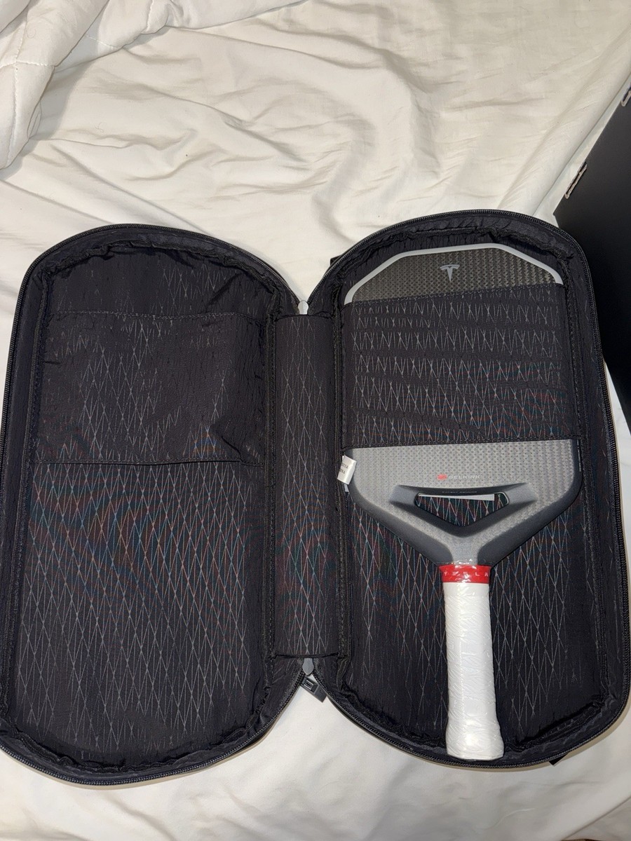 Tesla Plaid Pickleball Paddle by Selkirk Limited Edition Ships