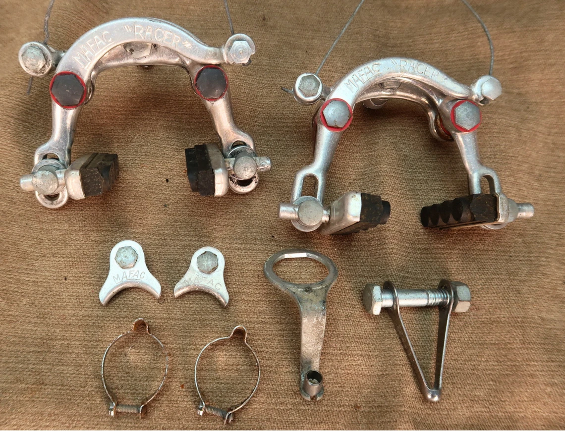 ★MAFAC (マファック） 2000刻印入り旧タイプ　ビンテージ Mafac Brakes for Road Bike-Touring Vintage Bicycle Parts for sale