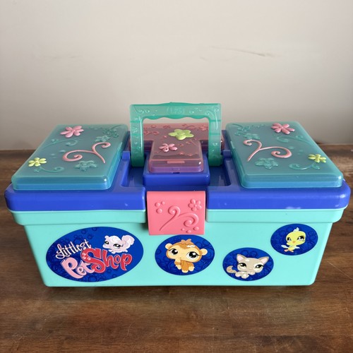 Littlest Pet Shop LSP 2007 Hasbro Tackle Box Storage Carry Case W ...