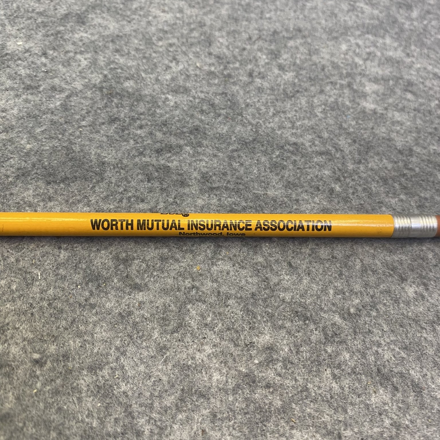 Vintage Worth Mutual Insurance Association Advertising Wood Pencil Iowa ...