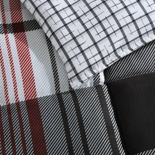 Eddie Bauer Normandy Plaid Reversible Duvet Set