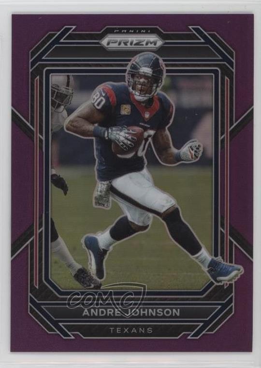 2022 Panini Prizm Purple Prizm 594/125 Andre Johnson #120 HOF 1o4j